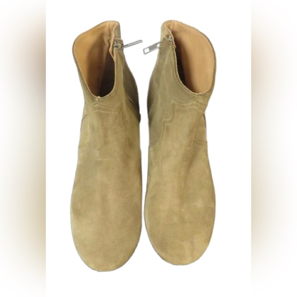 Isabel Marant Dicker Suede Cowboy Ankle Boots Size 39 - Picture 1 of 6